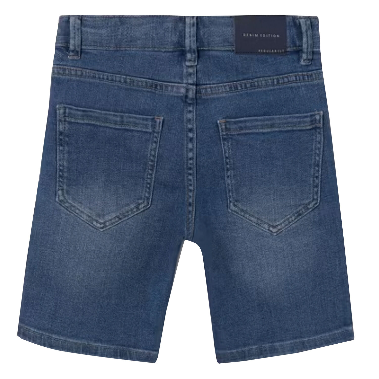 Boys Blue Denim Shorts, 1, hi-res image number null
